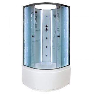 Душевая кабина Deto ЕМ4510 N LED с гм. 100х100х208 см